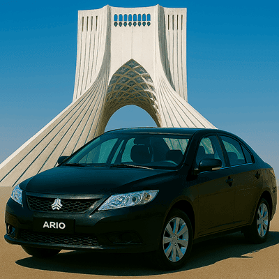 تاکسی بین شهری Saipa Ario ECONOMY برای سفرهای روزمره و ارزان TaxiShik