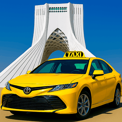 کرایه خودرو بین شهری تویوتا کمری لوکس با صندلی برقی و سیستم JBL