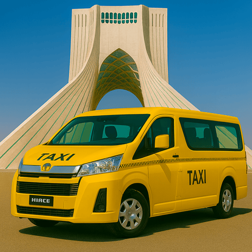 کرایه خودرو بین شهری ون تویوتا هایس با راننده مجرب و ظرفیت بالا