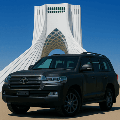 تاکسی بین شهری Toyota Land Cruiser لوکس و قدرتمند برای سفرهای جاده‌ای TaxiShik