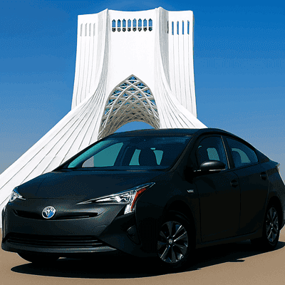 تاکسی بین شهری Toyota Prius هیبریدی کم‌مصرف و دوستدار محیط زیست