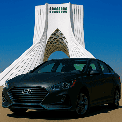 تاکسی بین شهری Hyundai Sonata VIP با راننده حرفه‌ای و امکانات مدرن